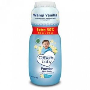 bedak cussons 75g biru