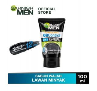 garnier men oil control 3in1 charc