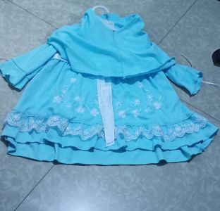 SET BAJU BABY+JILBAB BORDIR