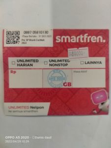 Kartu data smart 30+15gb UNS 30H