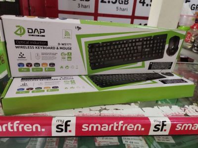 KEYBOARD DAP WIRELESS&MOUSE D-W5171