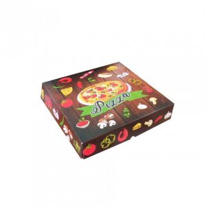 20x20x4 Pizza Duplex Coklat Print