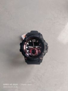 Double jam skmei karet sport original