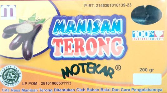 MANISAN TERONG MOTEKAR
