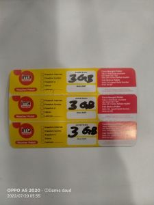 *VOC data IM3 7GB 14H
