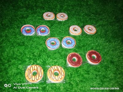Penghapus pensil motif campur