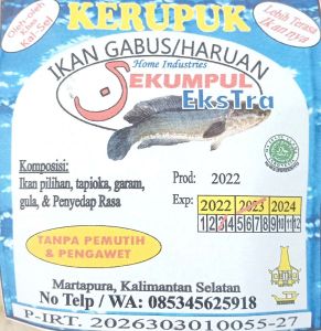 KERUPUK IKAN SEKUMPUL EKSTRA PACKING BESAR (MENTAH)