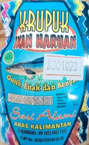 KERUPUK IKAN SARI ALAMI PACKING KECIL (MENTAH)