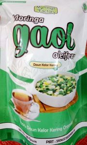 DAUN KELOR KERING MORINGA GAOL KEMASAN HIJAU