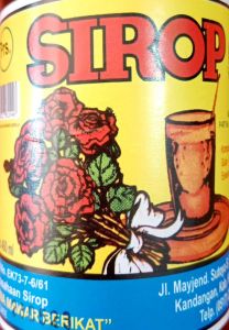 SIRUP SIROP CAP MAWAR
