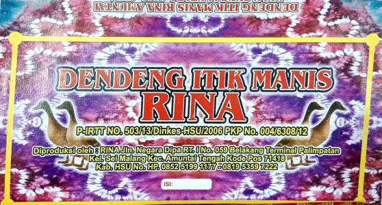 DENDENG ITIK MANIS RINA