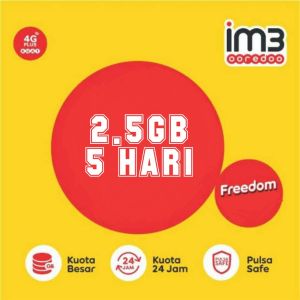 FREEDOM INTERNET 2.5GB/5 Hari CWJ