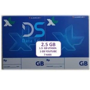 XL AXIATA S 3GB + 0.5GB - 1.5GB LOKAL 7 HARI (3GB)