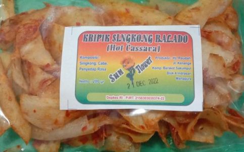 KRIPIK SINGKONG BALADO SUN FLOWER
