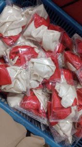 Balon tiup merah putih isi6