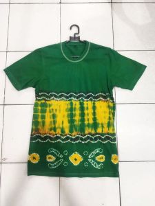 KAOS SASIRANGAN LENGAN PENDEK BIASA 