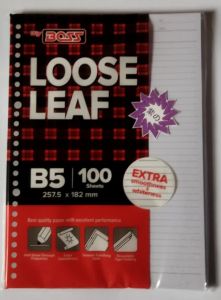 Big Boss Loose Leaf B5 100