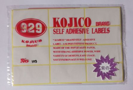 Kojico Label 103