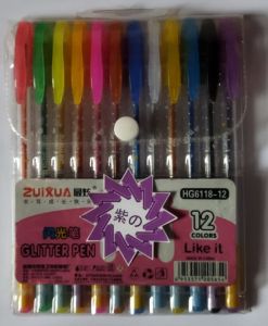 Zuixua Glitter Pen 12c