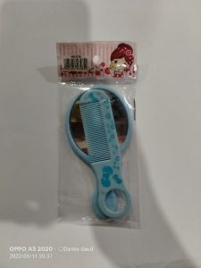 set cermin + sisir kecil