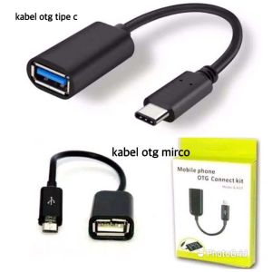 KABEL OTG TIPE C HIJAU