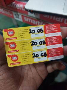VOCER ISAT 20GB (15gb full + 5gb mlm) free telpon