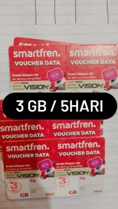 V Smartfren 3gb (isi 4gb) / 5 hr