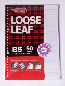 Big Boss Loose Leaf B5 50