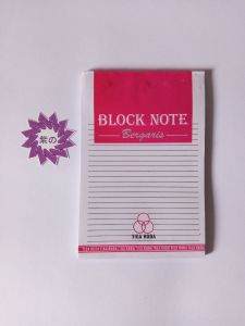 Tiga Roda Block Note Bergaris