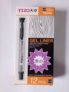 Tizo Black Gel Pen 1.0