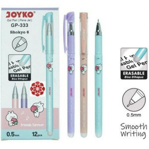 Joyko Black Gel Cartoon Erasable Pen 0.5