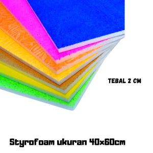 Osaka Styrofoam Polos Warna 40X60