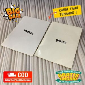 Kertas Sticker Glossy F4