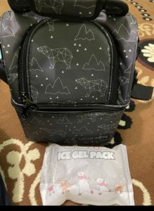 Coolerbag MOMY Black Bear/Arrow/Blue Grey
