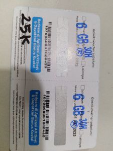 V AXIS 6gb/30hari