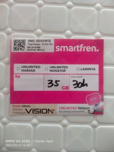 Kartu data smart 35gb 30h