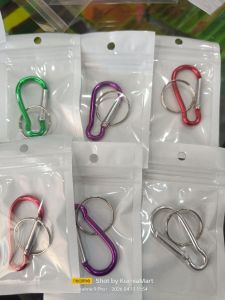 Gantungan kunci kait warna