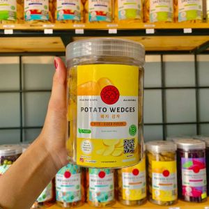 Keripik Potato Wedges / Kentang Atlantik Kemasan Toples 650 ml