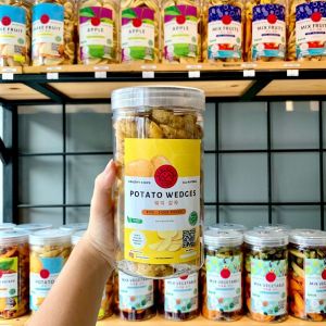Keripik Potato Wedges / Kentang Atlantik Kemasan Toples 1000 ml