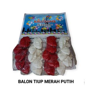 BALON TIUP MERAH PUTIH