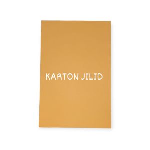 KARTON JILID orange muda