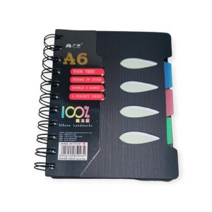 DIARY SPIRAL A6 HITAM
