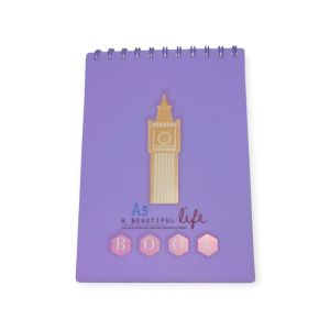 DIARY SPIRAL A5 UNGU