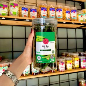 KERIPIK OKRA PREMIUM KEMASAN TOPLES 1000 ML