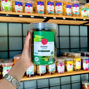 KERIPIK OKRA PREMIUM KEMASAN TOPLES 650 ML