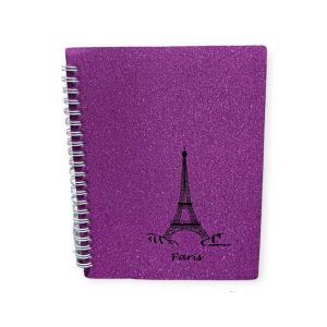 DIARY SPIRAL GLITER PARIS