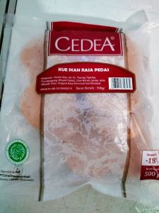 Kue ikan pedas cedea 500 gr