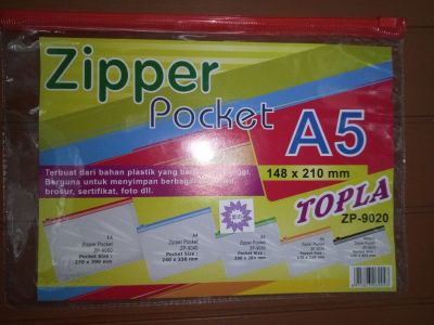 Topla Zipper Pocket A5