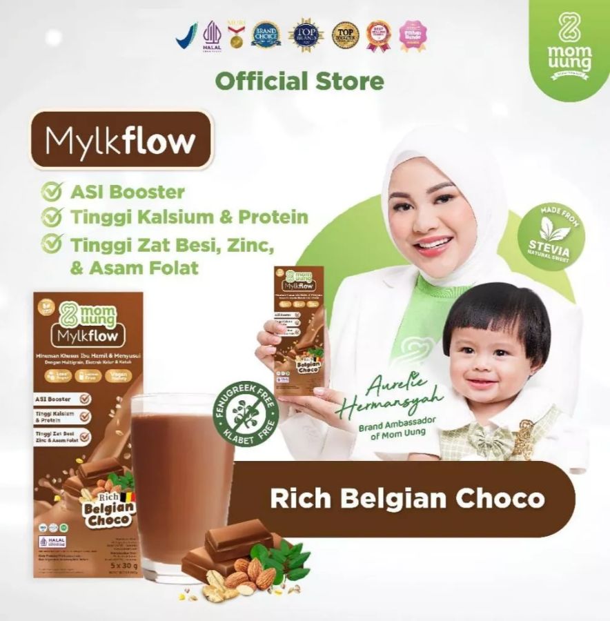 Susu Mom Uung Belgian Choco (5 sachet)