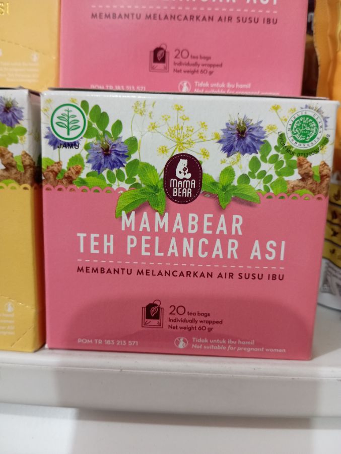 Teh Mamabear Lemongrass 20sachet